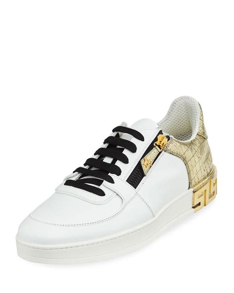 versace brown sneakers|versace tribute sneakers.